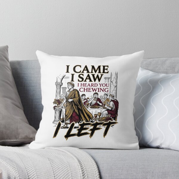 Item preview, I Came I Saw I Heard You Chewing I Left Funny Misophonia Retro Design designed and sold by get55shirt.