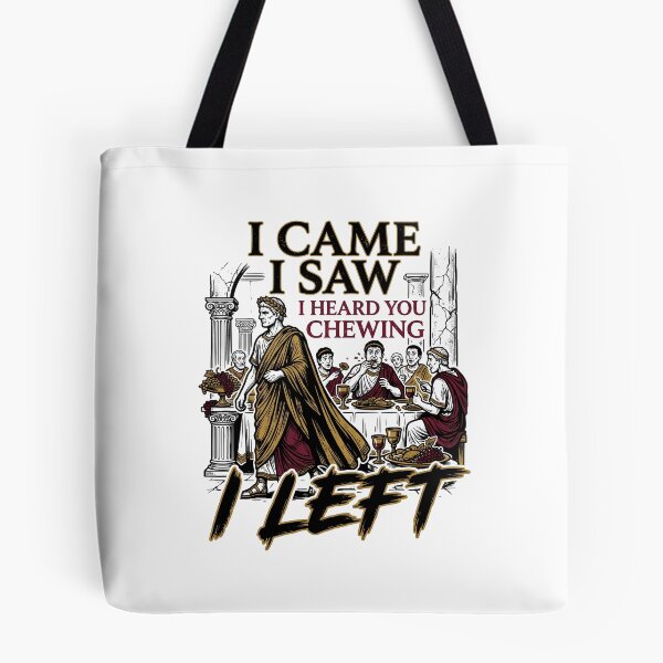 Item preview, I Came I Saw I Heard You Chewing I Left Funny Misophonia Retro Design designed and sold by get55shirt.