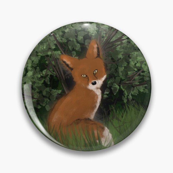 Item preview, Red Fox in grass designed and sold by KopoArtyStuff.