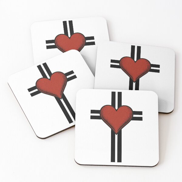 Item preview, Cross with heart designed and sold by AG Minimal Design.