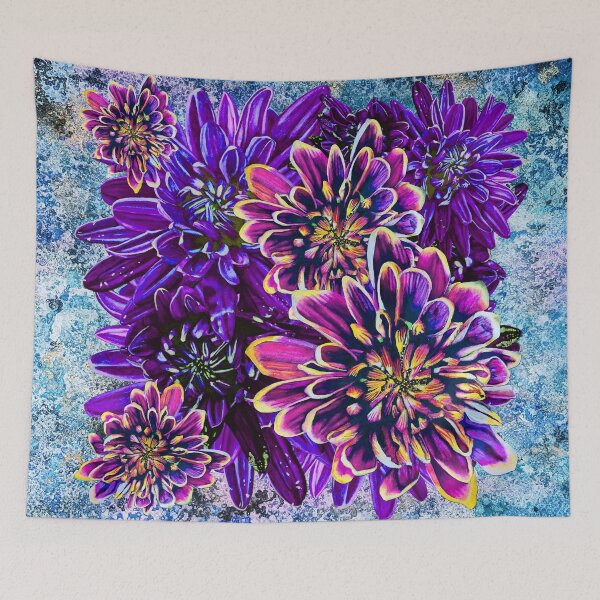 Item preview, Purple Chrysanthemums Background 1 designed and sold by nastiaart.