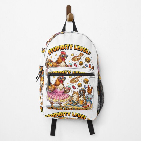 Item preview, Stupidity Level: Never Too Stupid For A Snack! designed and sold by infinitearte.