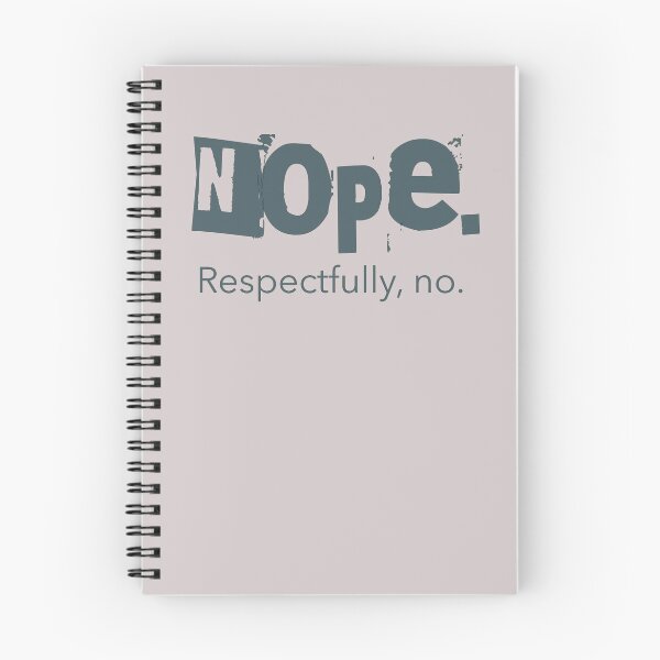 Item preview, Nope. Respectfully No. PDA Autistic Boundary designed and sold by Notty DOT.