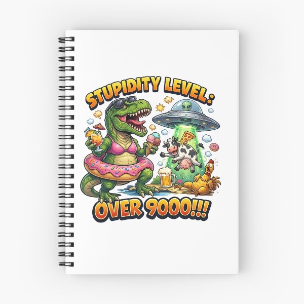 Item preview, Stupidity Level Over 9000: The Ultimate Galactic Party designed and sold by infinitearte.