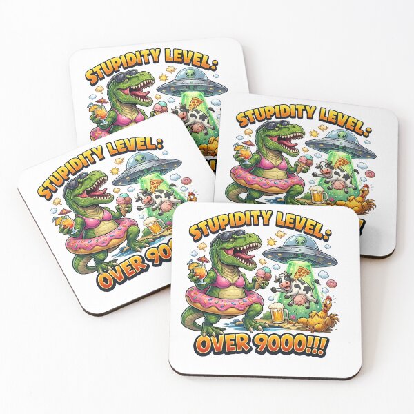 Item preview, Stupidity Level Over 9000: The Ultimate Galactic Party designed and sold by infinitearte.