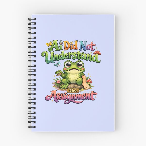 Item preview, AI Did Not Understand the Assignment Funny Frog designed and sold by My Dream Nook.