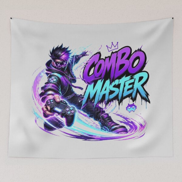 Item preview, COMBO MASTER Gaming Sticker | Neon Esports Streetwear Graphic Design designed and sold by Stylestickers55.
