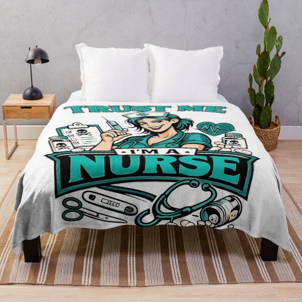 Item preview, Trust Me I'm a Nurse – Funny Nursing Motif designed and sold by Pommes im Bett.