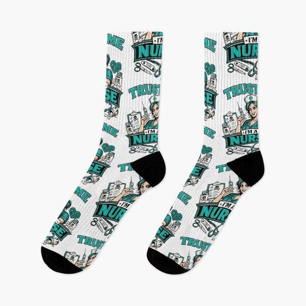Item preview, Trust Me I'm a Nurse – Funny Nursing Motif designed and sold by Pommes im Bett.