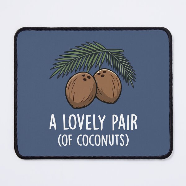 Item preview, Lovely Pair Of Coconuts Funny Innuendo Tropical Palm Tree Fruit designed and sold by Amir Faysal.