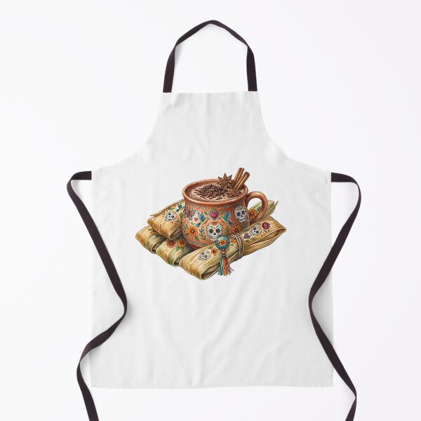 Item preview, Mexican Hot Chocolate and Tamales Illustration designed and sold by BetweenForms.