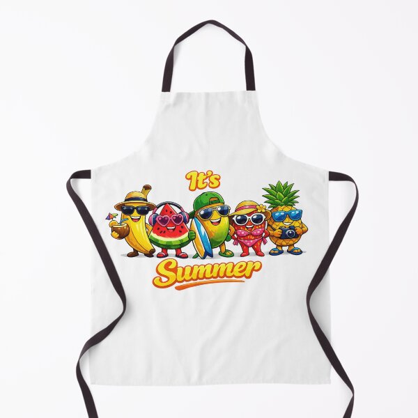 Item preview, It's Summer Cute Fruit Squad T-Shirt | Funny Banana Watermelon Pineapple Beach Vacation Cartoon Design designed and sold by designbyuzi.