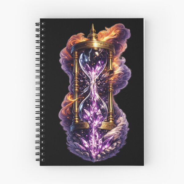 Item preview, Crystal Hourglass - Gold Steampunk Fantasy Art Design designed and sold by ArtoryWorks.
