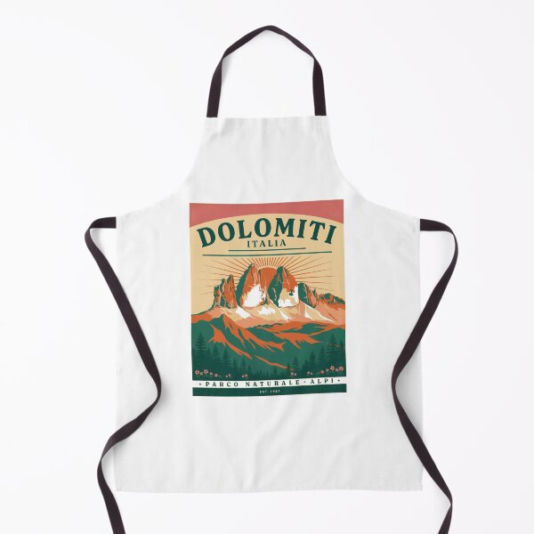 Item preview, Dolomiti Italia Vintage Travel Poster Mountain T-Shirt designed and sold by velorea.