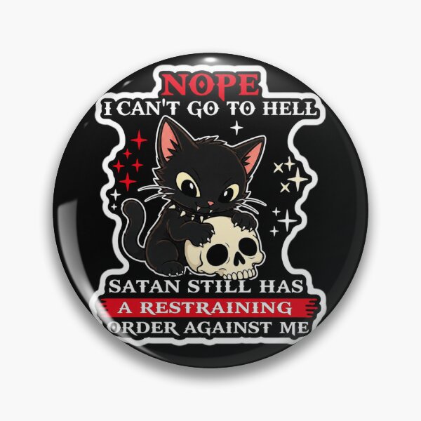 Item preview, Can't go to Hell designed and sold by The Creepy Kooky Coven.