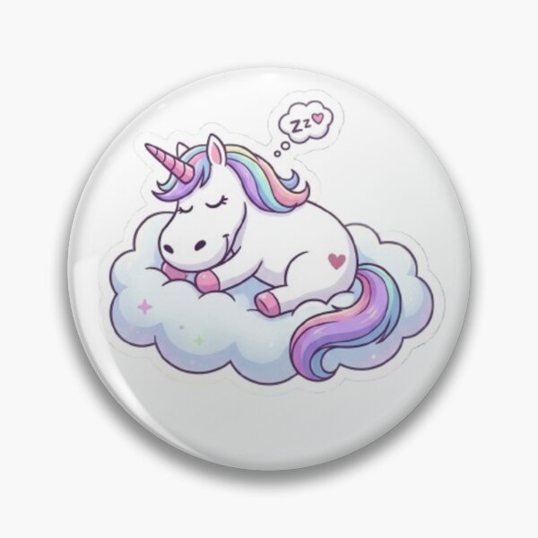 Item preview, Sleeping Rainbow Unicorn Magic Cloud Cute Kawaii Fantasy Design designed and sold by devstation.