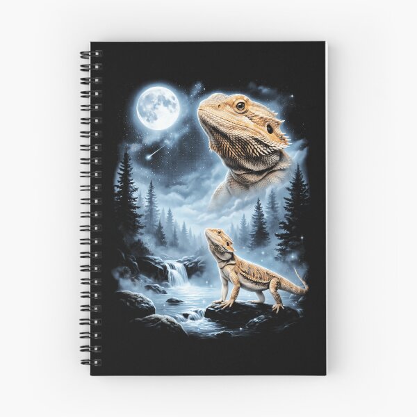 Item preview, Bearded Dragon Howling At Moon 90'S Retro Lizard designed and sold by Arens ★★★★★.