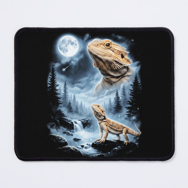 Item preview, Bearded Dragon Howling At Moon 90'S Retro Lizard designed and sold by Arens ★★★★★.