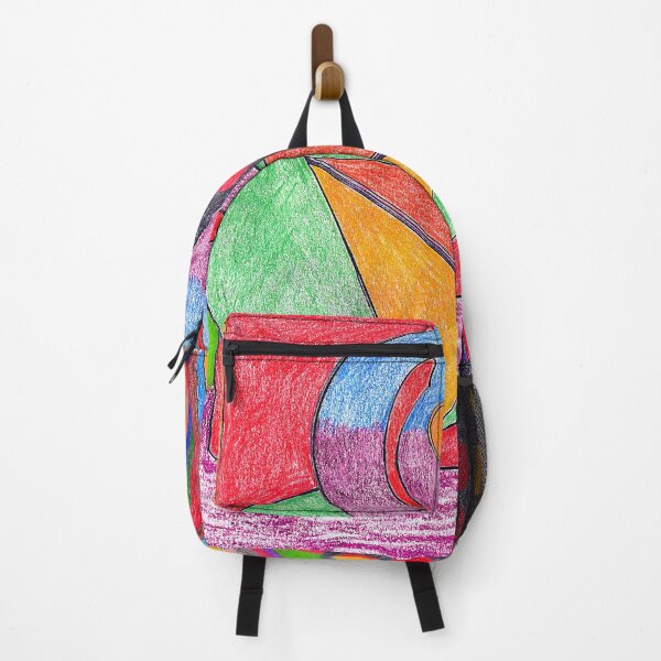 Item preview, Vibrant Abstract Totem designed and sold by Haxson37art.