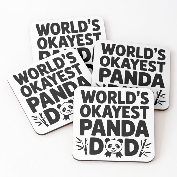 Item preview, World's Okayest Panda Dad designed and sold by theartfulaspie.