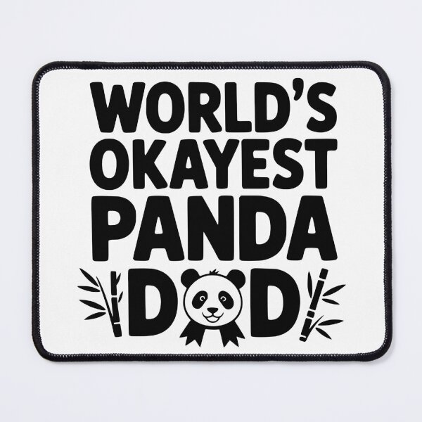 Item preview, World's Okayest Panda Dad designed and sold by theartfulaspie.