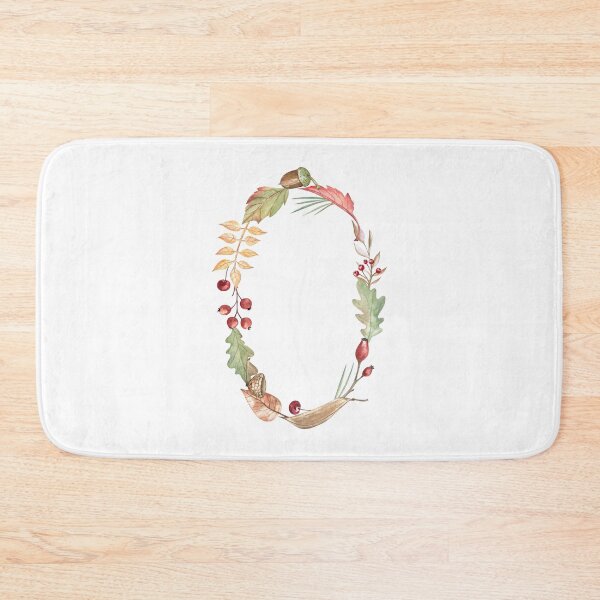 Item preview, Autumn Botanical Letter O Monogram designed and sold by Flowersforbear.