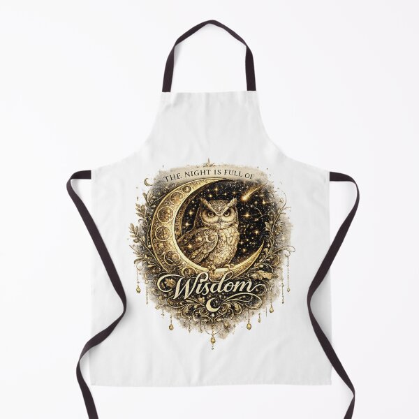 Item preview, The Night Is Full of Wisdom | Celestial Owl Moon Art designed and sold by 'VARI'.