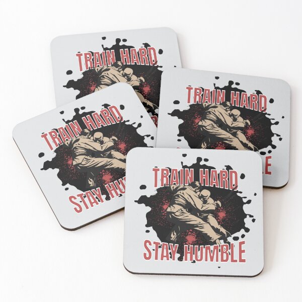 Item preview, Train Hard Stay Humble Martial Arts Motivation Grappling Training Design designed and sold by Sachie's Studio.