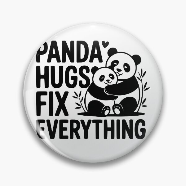 Item preview, Panda Hugs Fix Everything designed and sold by theartfulaspie.