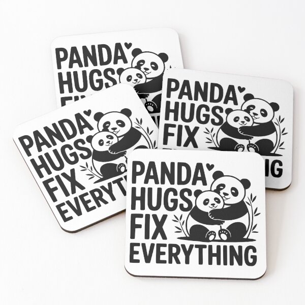 Item preview, Panda Hugs Fix Everything designed and sold by theartfulaspie.