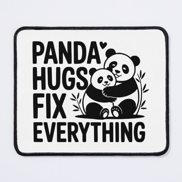 Item preview, Panda Hugs Fix Everything designed and sold by theartfulaspie.