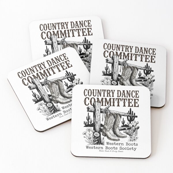 Item preview, Country Dance Committee – Vintage Western Boots & Line Dancing designed and sold by BumbleBloom7.