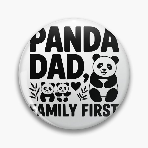 Item preview, Panda Dad Family First designed and sold by theartfulaspie.