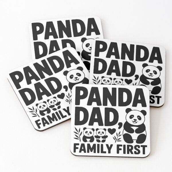Item preview, Panda Dad Family First designed and sold by theartfulaspie.