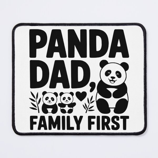 Item preview, Panda Dad Family First designed and sold by theartfulaspie.