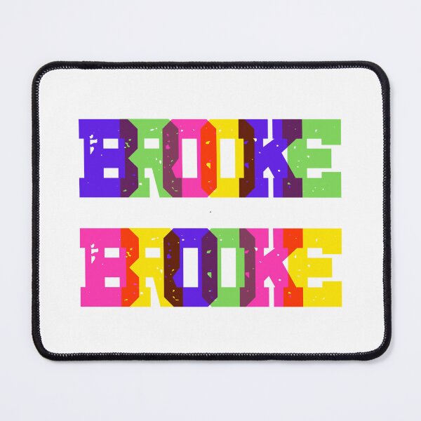 Item preview, BROOKE Name T-Shirt – Colorful Modern Typography Graphic Tee – Personalized Name Illustration – Fun Bold Text Shirt designed and sold by infinitearte.