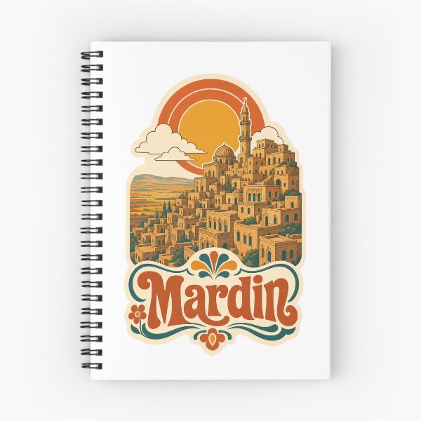 Item preview, Mardin Turkey Travel Souvenir - Retro Illustration designed and sold by VisualArtsOasis.