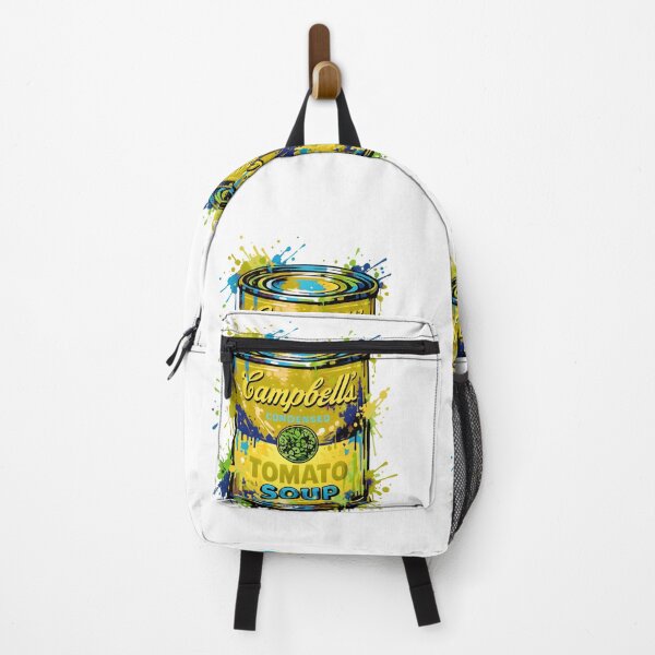 Item preview, Campbell's soup can yellow, Colorful Pop Art Soup Can T-Shirt – Exploded Paint Graphic Tee – Retro Funky Food Illustration designed and sold by infinitearte.