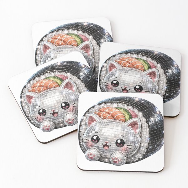 Item preview, Mochi Neko Diamond Sushi Roll designed and sold by soul-so-happy.