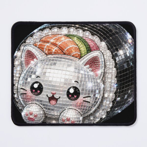 Item preview, Mochi Neko Diamond Sushi Roll designed and sold by soul-so-happy.