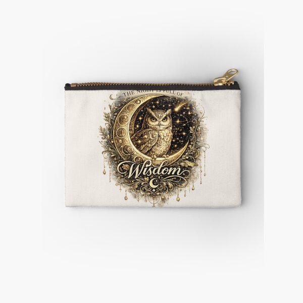 Item preview, The Night Is Full of Wisdom | Celestial Owl Moon Art designed and sold by 'VARI'.
