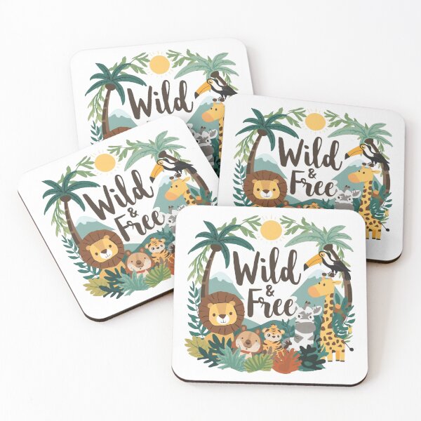 Item preview, "Wild & Free - Forest Animals Wilderness Vibes" designed and sold by Cartoon art with a purpose ❤️ Supporting Althea’s friends .