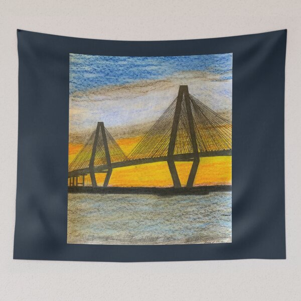 Item preview, Arthur Ravenel Bridge designed and sold by Haxson37art.