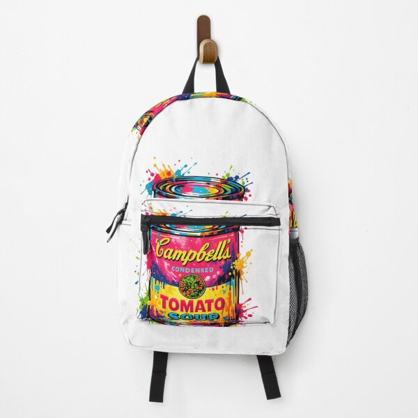 Item preview, Campbell's soup Colorful Pop Art Soup Can T-Shirt – Exploded Paint Graphic Tee – Retro Funky Food Illustration designed and sold by infinitearte.