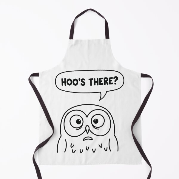 Item preview, Hoo's There - Funny Worried Owl Knock Knock Pun designed and sold by Amir Faysal.