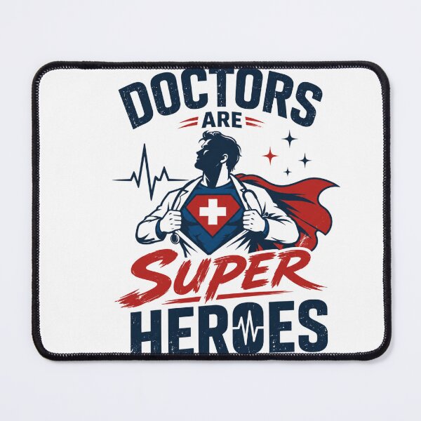 Item preview, Doctors Are Super Heroes – Medical Appreciation Inspirational Design designed and sold by Barrouhou56789.