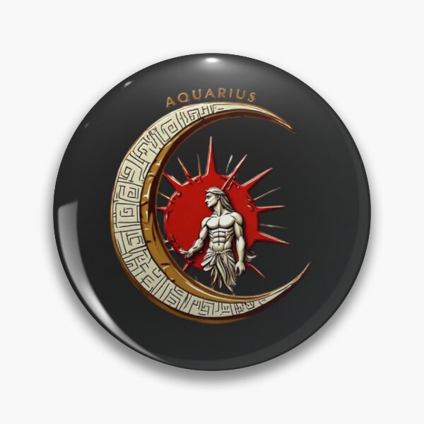 Item preview, Aquarius Zodiac Celestial Seal | Elysium Echoes Icon designed and sold by Shift-Bloom.