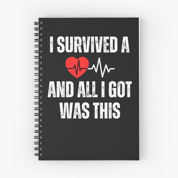 Item preview, Heart attack survivor   funny saying designed and sold by erozzz.