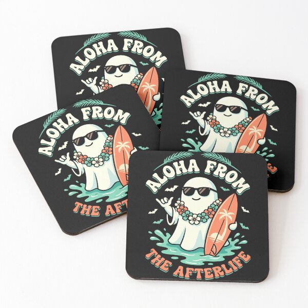 Item preview, Aloha From The Afterlife Funny Ghost Surf Summerween designed and sold by Arens ★★★★★.