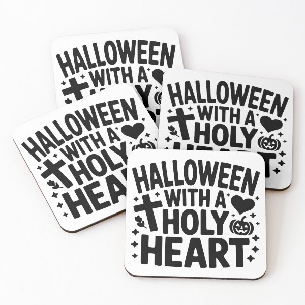 Item preview, Halloween With a Holy Heart designed and sold by theartfulaspie.